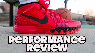 Nike Kyrie 1 Performance Review Deceptive Red [upl. by Cormack376]