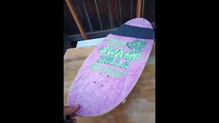 swampzilla board set up and quick skate heroinskateboards slappygrinds [upl. by Akemrehs595]