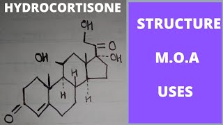 Hydrocortisone mechanisms of action  uses of hydrocortisone  hydrocortisone medicinal chemistry [upl. by Garlen]