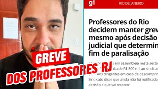 Greve dos Professores no Rio ENTENDA [upl. by Erbes]