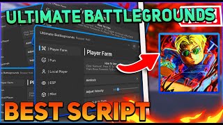 Ultimate Battlegrounds Script GUI  Hack Auto Farm Kill Aura Aim Lock And More PASTEBIN 2024 [upl. by Noyes887]