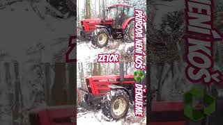 Traktor Zetor  vzorky pneumatiky a váha škodí lesní biologii Příroda Není Koš ♻️ Děkujeme [upl. by Ern221]