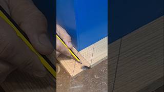 Remember This Tips of Finding Angles in Outside Corner tutorial howto shorts diy woodworking [upl. by Lleuqar]