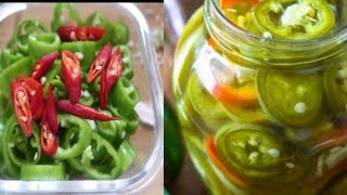 घर पर बनाये Pickled JalapenoTip to make perfect Pickled Jalapeno at HomePickled jalapeno pepper [upl. by Fitton944]