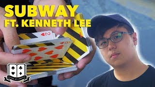 Cardistry for Beginners Twohanded Cuts  Subway Tutorial ft Kenneth Lee [upl. by Winters]