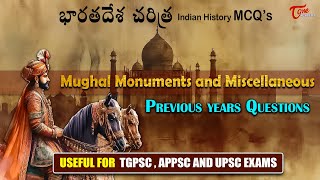 Mughal Monuments and Miscellaneous  Mughal History MCQ  Indian history  GK  Tone Academy [upl. by Delisle]