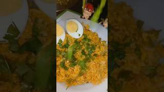 Egg fried rice recipelltrending asm viralfood tasty yummyfood youtubeshort [upl. by Enelyaj612]