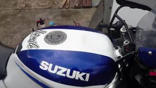 Gsxr srad 600  1000 turbo drag bike [upl. by Lemart]