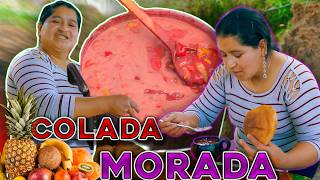 Preparé la mejor colada morada por el día de los difuntos no se imaginan con quienes compartí [upl. by Gardy964]