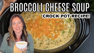 Best Crockpot Broccoli Cheese Soup [upl. by Rebeca]