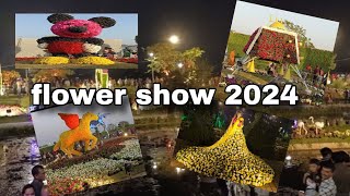 flower show 2k24  riverfront  Ahmedabad tourism nidhigohel [upl. by Aseretairam]