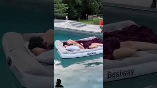 prank 🤣 prank funny pool comedy viralvideo viralshorts [upl. by Hewes]