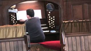 quotEvensongquot played on the Redruth Methodist Church Organ 210412 [upl. by Eloken]