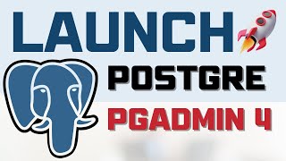 How to Launch PostgreSQL Admin 15  Launch PGAdmin4 on windows  Database [upl. by Keare553]