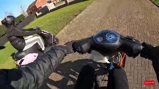 Pov 2 Piaggio Zips 180cc pure 2 stroke sound [upl. by Ansaev196]