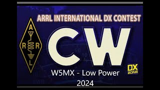 ARRL DX CW 2024 W5MX LOW POWER [upl. by Irol]