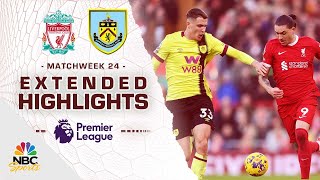 Liverpool v Burnley  PREMIER LEAGUE HIGHLIGHTS  2102024  NBC Sports [upl. by Yhtur453]