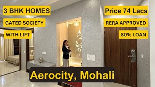 Luxury 3 BHK Flat for Sale in Aerocity Mohali  Motia Aerogreens IBlock Aerocity Mohali [upl. by Ahsilra]