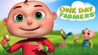 Zool Babies Series  One Day Farmers Episode  Catching The Thief  Videogyan Kids Shows [upl. by Dlaner7]