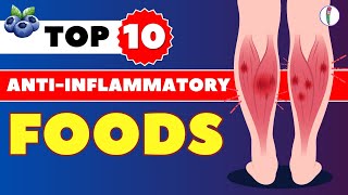 Top 10 Anti inflammatory Foods  Anti inflammatory diet  chronic inflammation  Pain relief [upl. by Gretel]