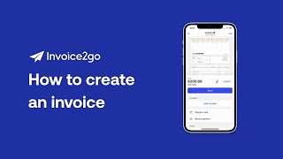 How to invoice clients using Invoice2go [upl. by Ammadis]