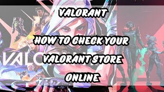 Updated 2024 Best way to check Valorant Store and Inventory without opening the Game [upl. by Akinna]