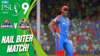 KARACHI KINGS VS QUETTA GLADIATORS  PSL 9 MATCH  CRICKET 24 GAMEPLAY [upl. by Mossman622]