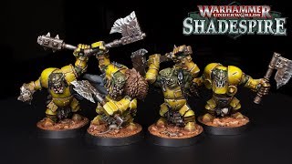 How to Paint Ironjawz Orruks  Ironskulls Boyz Part 1  Warhammer Underworlds Shadespire [upl. by Everick]