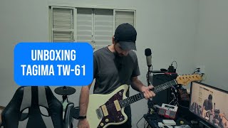 Unboxing Tagima tw61 twoofanyone guitarra tagima [upl. by Yvan500]