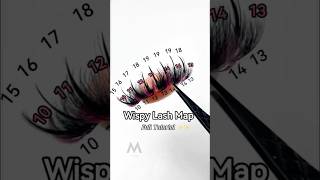 Colored Wispy Lashes🥰🥰Is it suitable for Halloween party🎃😈👻wispylashes lashmap lashlove [upl. by Annoved199]