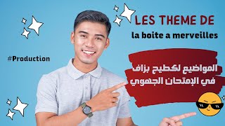 جميع المواضيع لمحتمل تحط ف productionécrite les thèmes de la boîte à merveilles [upl. by Drugi999]