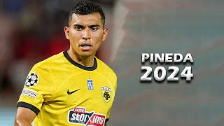 ORBELÍN PINEDA  Crazy Skills Assists amp Goals  2024  AEK Athens HD [upl. by Assetniuq]