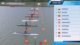 C1 Men 200m Final A  2024 ICF CanoeKayak Sprint World Cup [upl. by Gwenni]