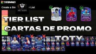 TIER LIST DE LA PROMO TOTY  QUE SBC SON LOS MEJORES [upl. by Anayk]