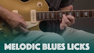 Melodic Blues Guitar Licks Lesson [upl. by Kcaz]