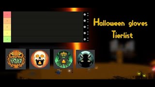 Slap Battles Halloween Gloves Tierlist 2024 [upl. by Hedberg]