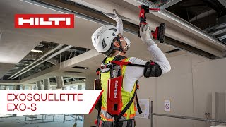 Nouvel exosquelette Hilti  pour vos applications au dessus des épaules [upl. by Little877]