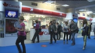 euronews le mag  MIPCOM 2012 Video auf allen Kanälen [upl. by Ahsirek256]