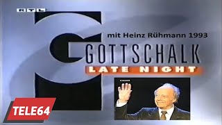 Heinz Rühmann bei Gottschalk live in Late Night Show 1993 [upl. by Tammy158]