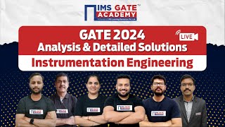 GATE 2024 Analysis amp Detailed Solutions  Instrumentation Engineering [upl. by Chally]