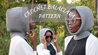 How to Crochet balaclava tutorial [upl. by Borden792]