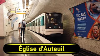 Metro Station Église dAuteuil  Paris 🇫🇷  Walkthrough 🚶 [upl. by Lezned882]