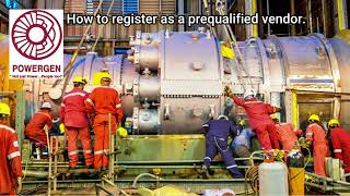 POWERGEN REGISTRATION AS A PREQUALIFIED VENDOR [upl. by Erlin]