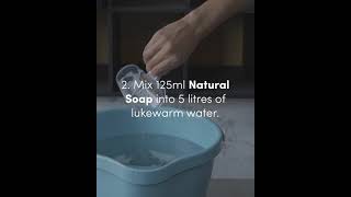 Everyday Cleaning for Storey Oiled Floors using WOCA Natural Soap [upl. by Streetman]