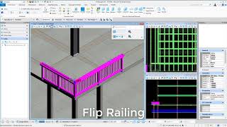 Modify Railings in AECOsim Building Designer [upl. by Anitniuq]