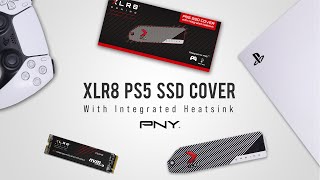 PNY XLR8 PS5 SSD Cover with Integrated Heatsink  SSD amp Heatsink Install Guide [upl. by Eleynad193]