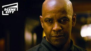 Fighting a Russian Gang  The Equalizer Denzel Washington [upl. by Yessac311]