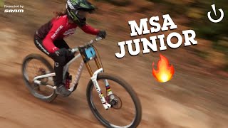 PINNED Downhill Juniors in MontSainteAnne [upl. by Fatima768]