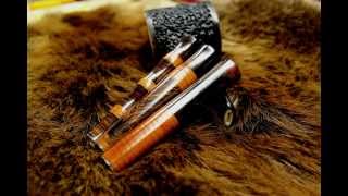 Pipe Tampers  Cocobolo And Leather  Make It [upl. by Notlad557]