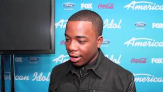 Burnell Taylor Interview American Idol Top 10 Performances [upl. by Rockafellow]